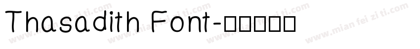 Thasadith Font字体转换